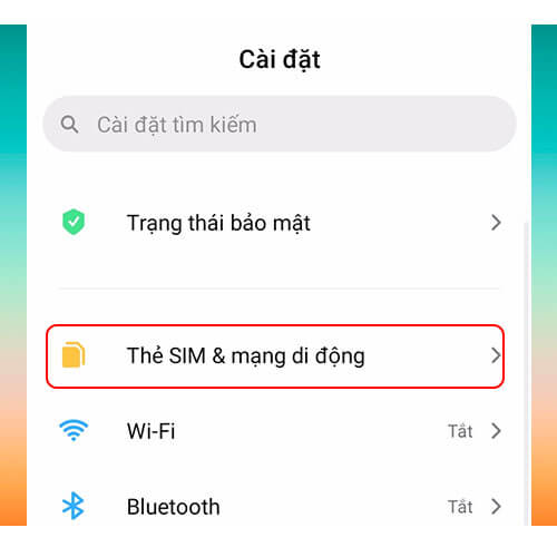 Tắt chế độ 3G Xiaomi Redmi 7